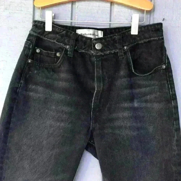 Reformation Black Denim Jeans - Picture 4 of 7